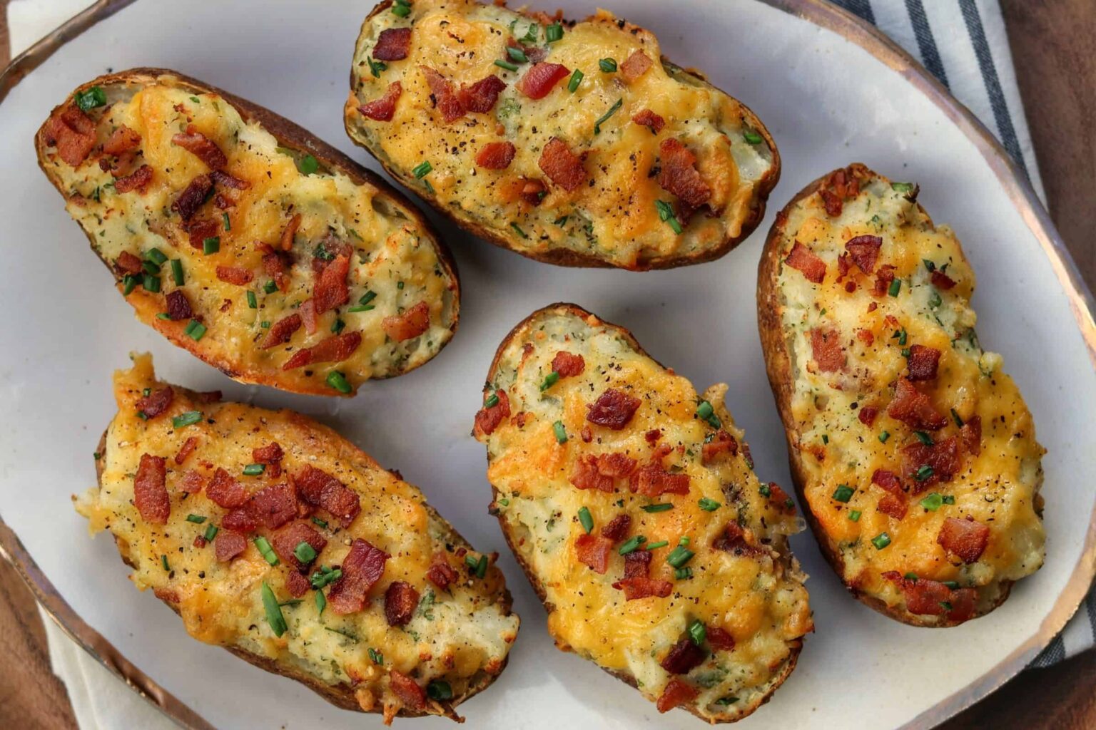 Patatas Rellenas Asadas En Freidora De Aire Veg Veg