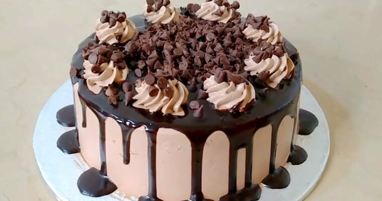 Tarta de cumpleaños de chocolate