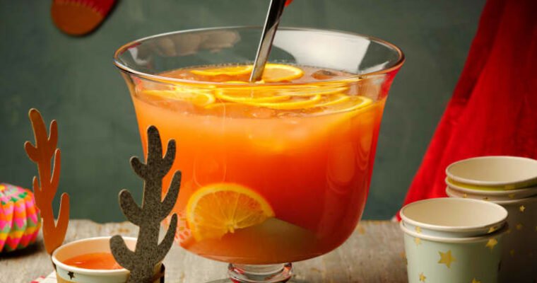 Ponche de Navidad sin alcohol