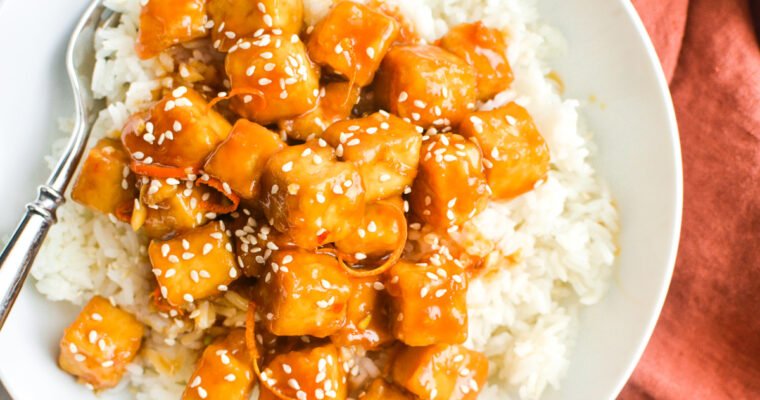 ​​Receta de tofu de naranja