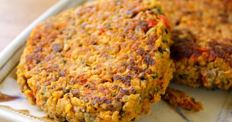 Hamburguesas de quinua y garbanzos