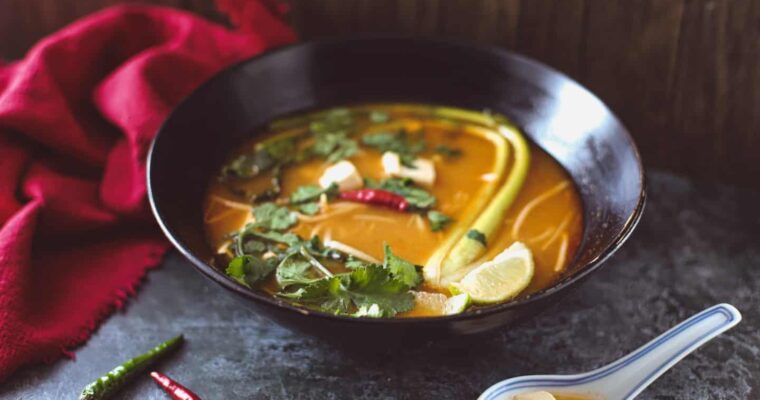 Sopa de Navidad vegana y EXPRESS