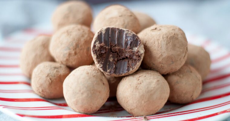 Trufas veganas de tequila