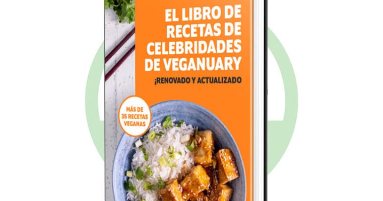 Libro gratuito de recetas veganas realizadas por famosos