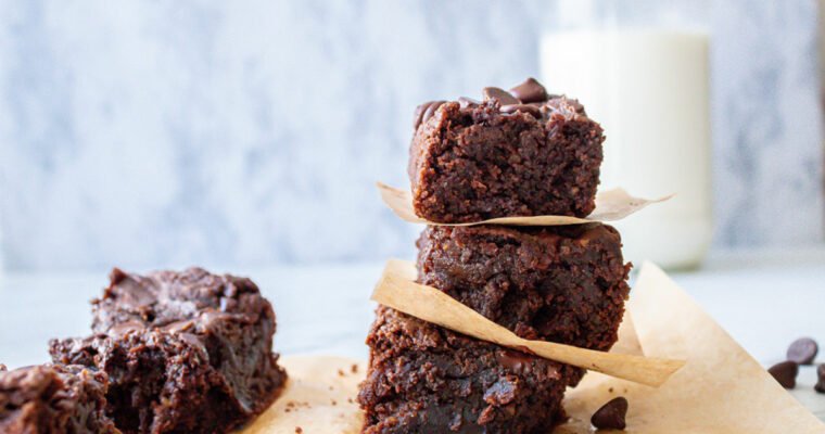 Brownies veganos a la parrilla