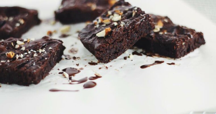 Brownies veganos sin gluten